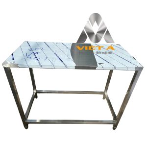 Bàn chặt inox lót gỗ