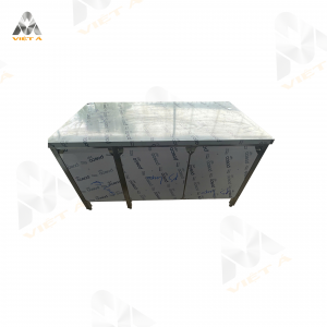 Bàn inox có cửa cao cấp 02
