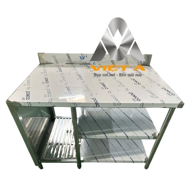 ban-so-che-inox-co-gia-nan-duoi-va-gay Bàn sơ chế inox có giá nan dưới và gáy