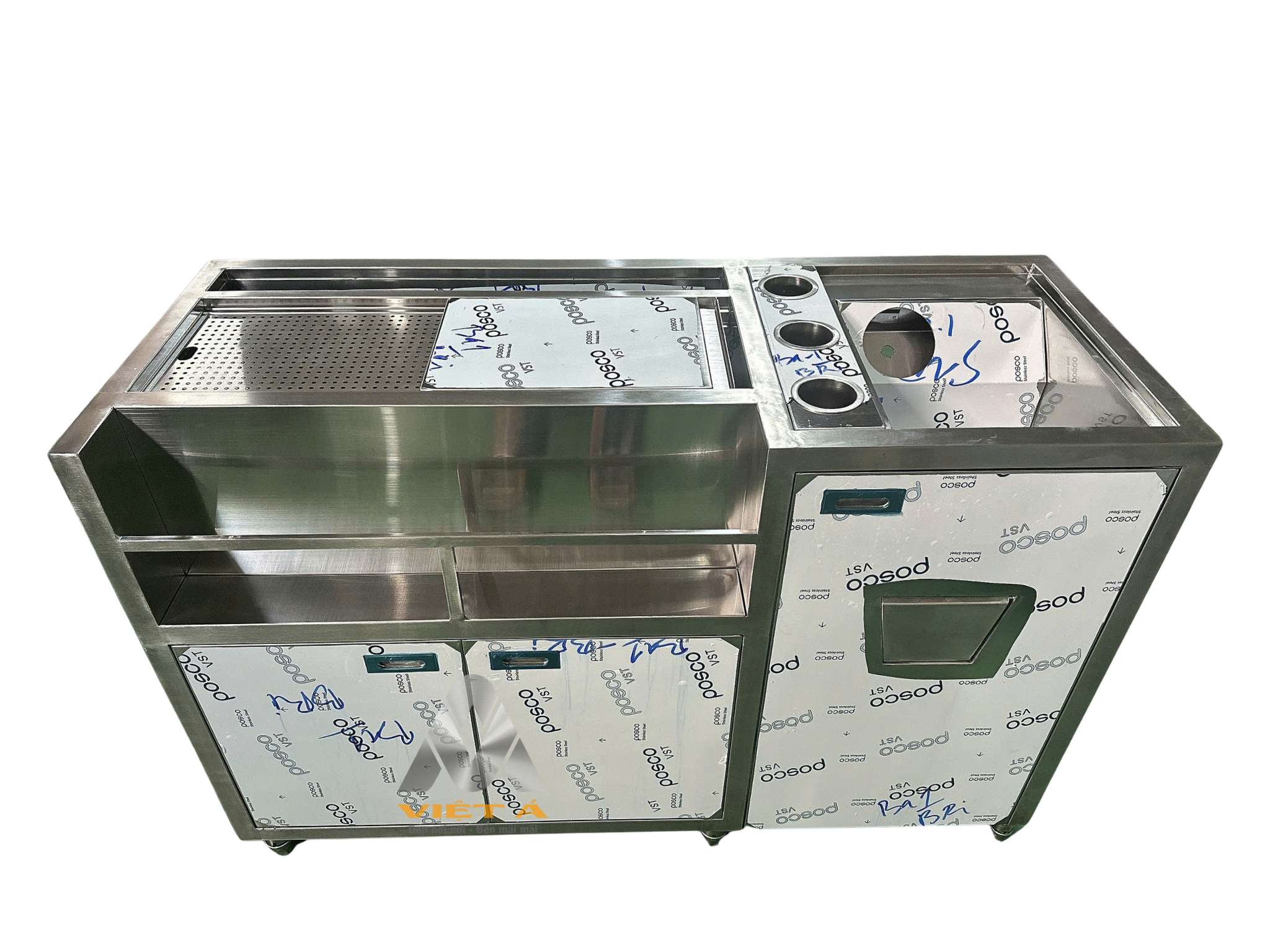 quay-pha-che-inox-4 Quầy pha chế inox