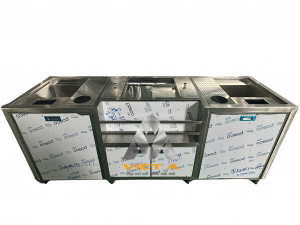 Quầy pha chế inox hiện đại và chuyên nghiệp