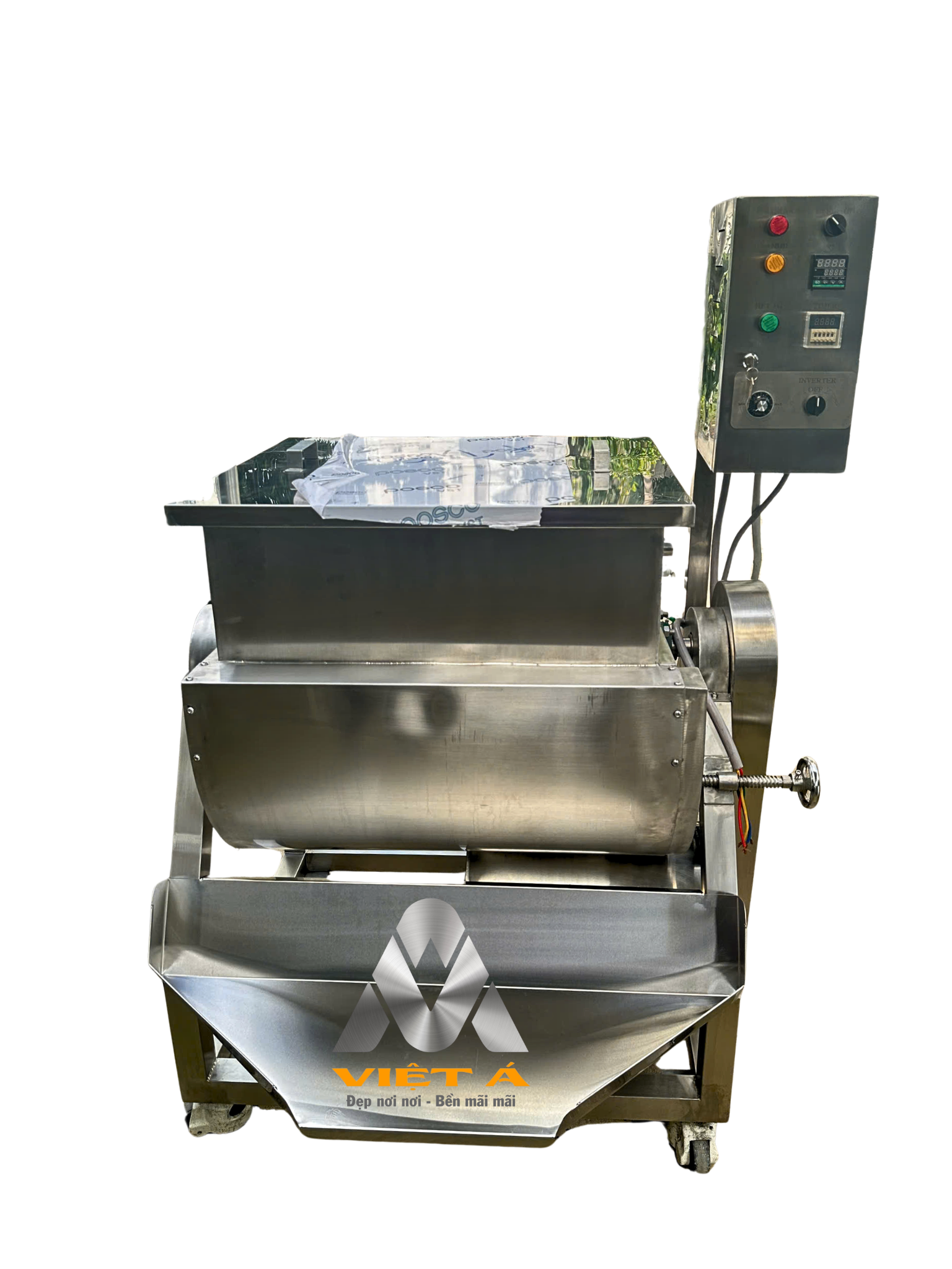 may-tron-gia-nhiet-cong-nghiep-nam-ngang-200kg Máy trộn gia nhiệt công nghiệp nằm ngang 200kg