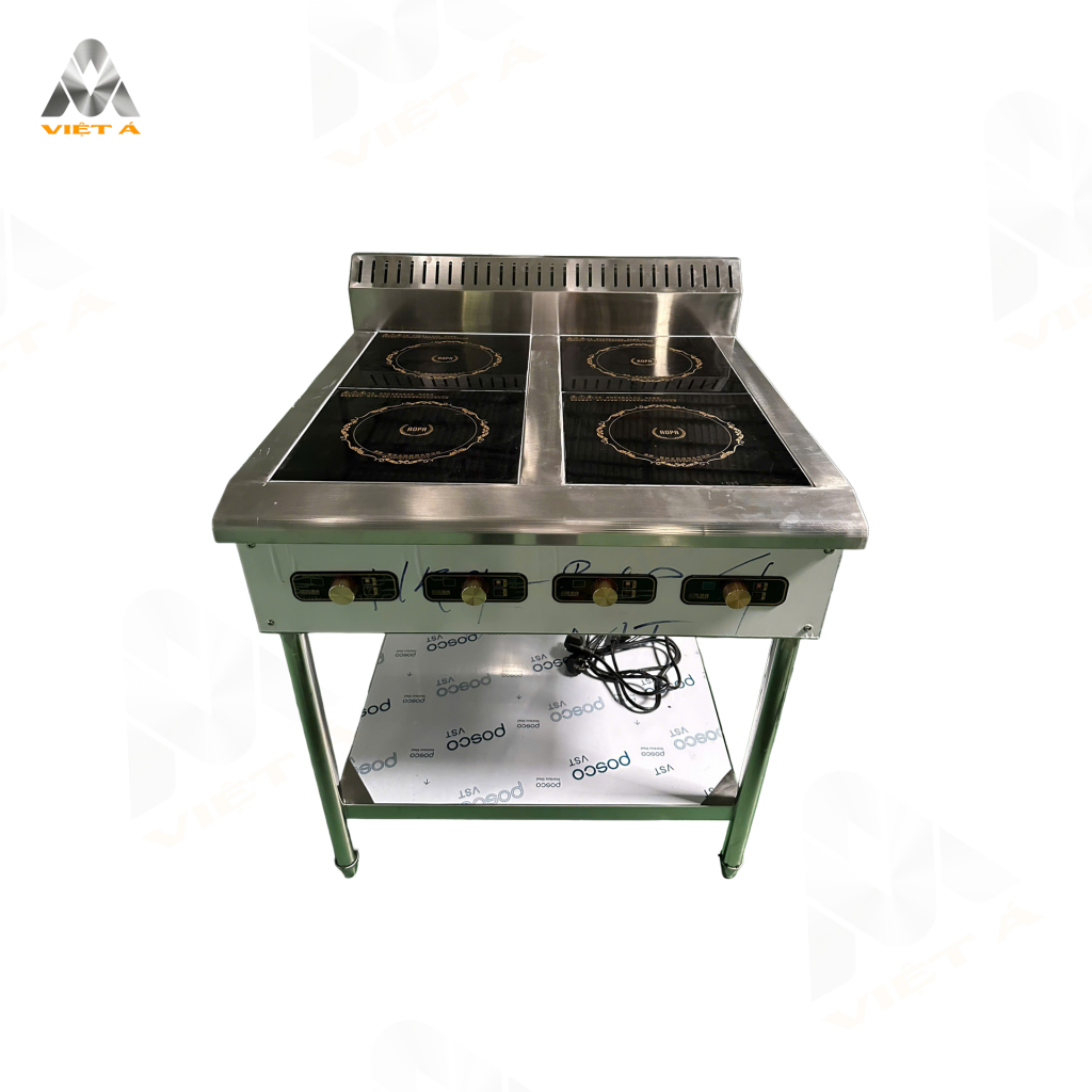 Bếp điện 4 họng inox Việt Á 01