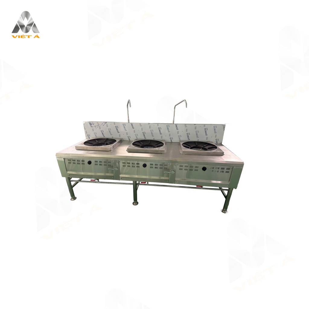 Bếp hầm ba họng lửa Việt Á 01